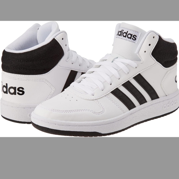 Adidas| Hoops 2.0 Mens Mid Basketball Sneakers Size 10 - Picture 10 of 10